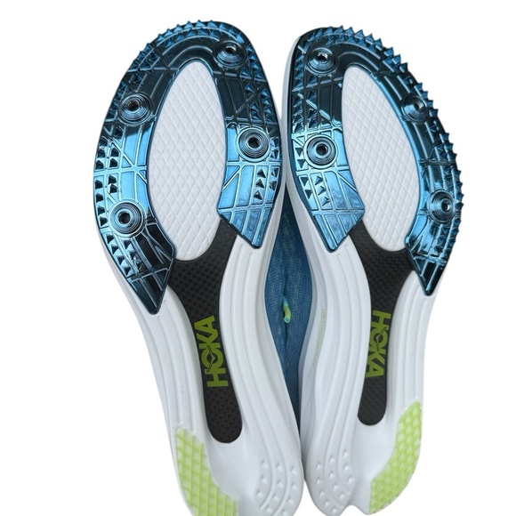 Hoka Cielo X LD women’s blue and green Spike Track running Shoes new size 7 - Picture 6 of 11